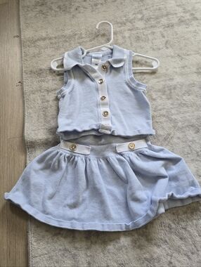 Draper James - Baby Girl Two-Piece Light Blue Set